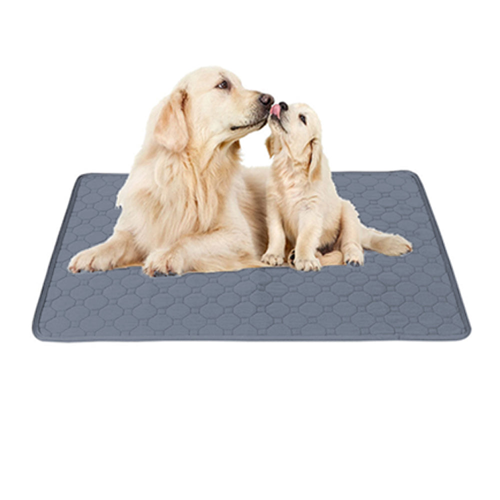 Washable Dog Pee Pads Reusable Puppy Pee Training Pads Grey