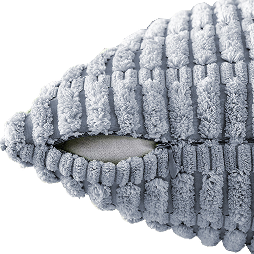 Pillow Cover 2Pcs Boho Decorative Throw Pillow Covers Rustic Modern Farmhouse Home Decor-Gray blue