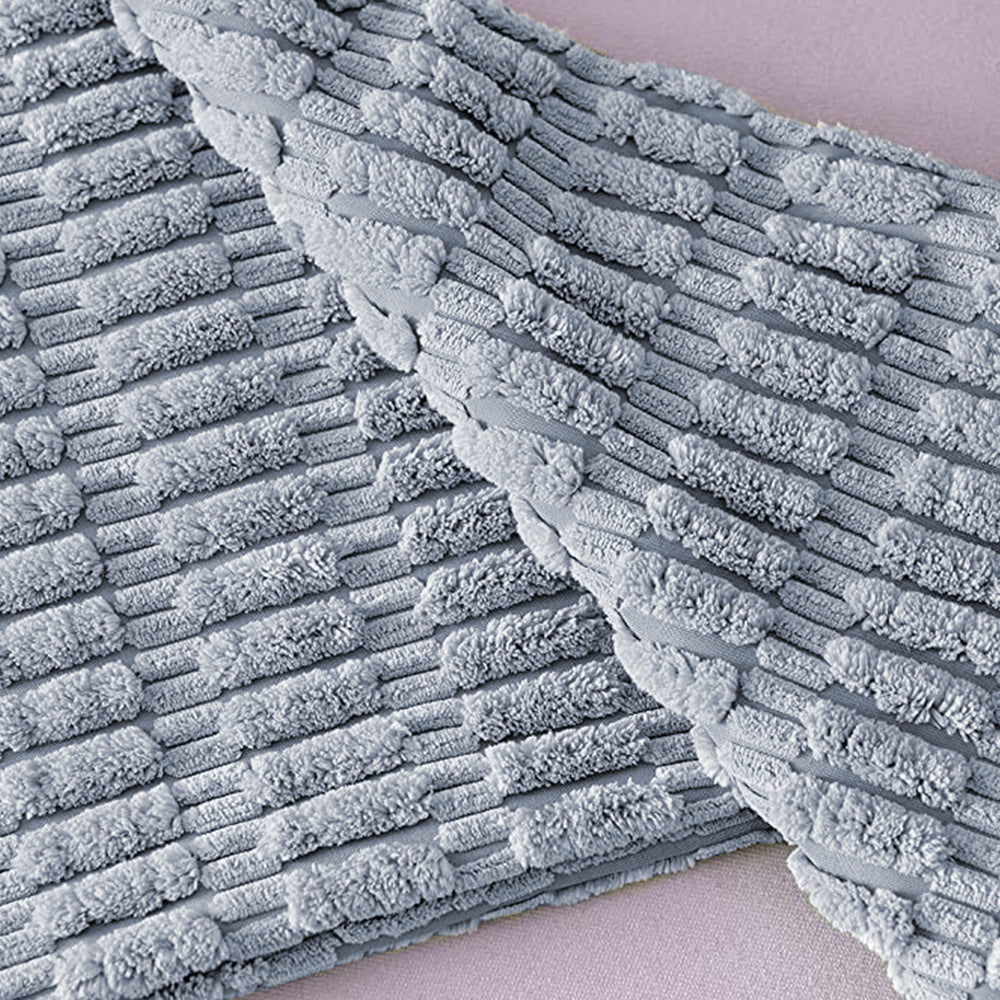 Pillow Cover 2Pcs Boho Decorative Throw Pillow Covers Rustic Modern Farmhouse Home Decor-Gray blue