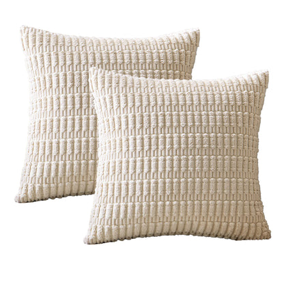 Pillow Cover 4Pcs Boho Decorative Throw Pillow Covers Rustic Modern Farmhouse Home Decor-Beige