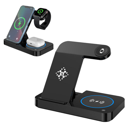 3 In 1 Wireless Charger Fast Wireless Charging Station for Samsung iPhone Apple Watch