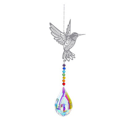 5Pcs Artificial Crystal Prism Suncatcher Rainbow Makers