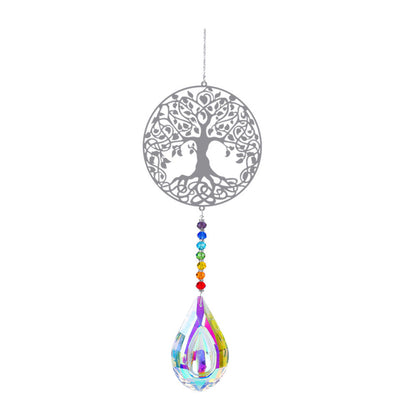 5Pcs Artificial Crystal Prism Suncatcher Rainbow Makers