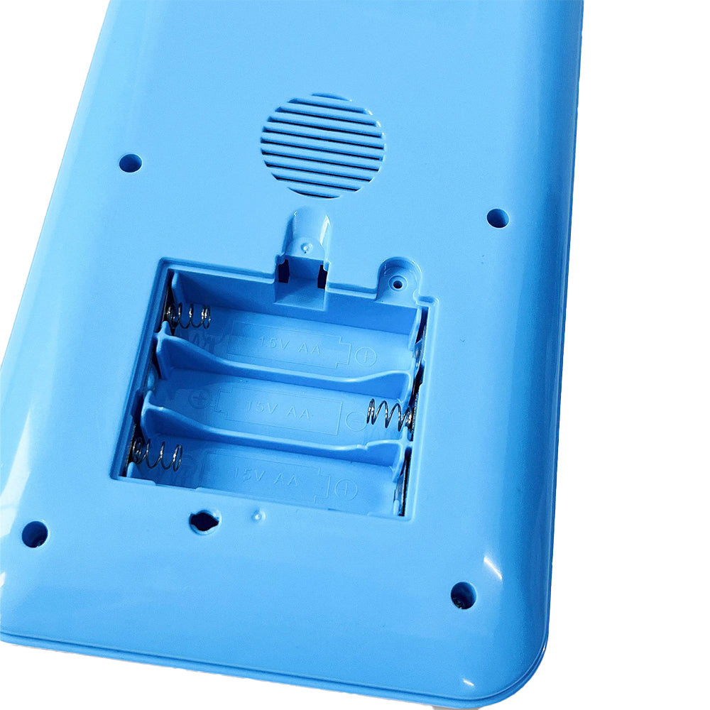 Toy Kids Phone Learning Toy Touch Learning Pad for 3 Year Old and Up-Blue