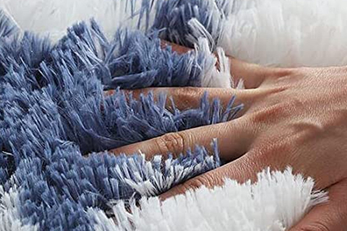Area Rugs Fluffy Fuzzy Soft Plush Bedside Rug for Bedroom Living Room-Style 1