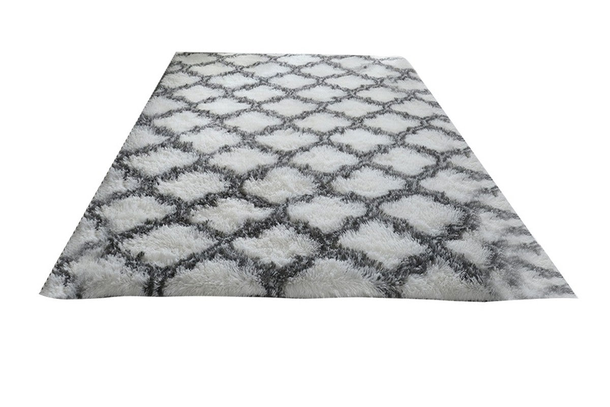 Area Rugs Fluffy Fuzzy Soft Plush Bedside Rug for Bedroom Living Room-Style 3