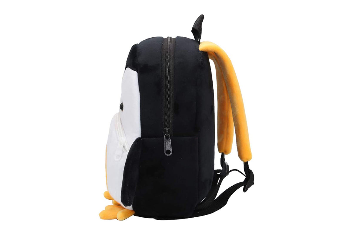 Cute Plush Little Girls Boys Animal Backpacks-Black