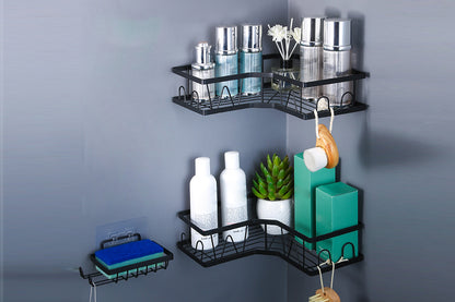 3Pack Corner Shower Caddy Storage Shelf Stainless Organizer Shower Bathroom Holder Rack Bathroom Organizer
