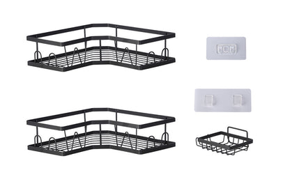 3Pack Corner Shower Caddy Storage Shelf Stainless Organizer Shower Bathroom Holder Rack Bathroom Organizer