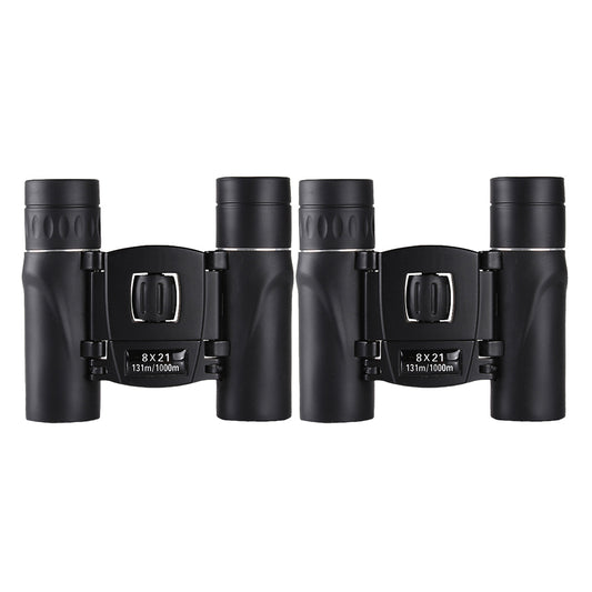 Toy 2Pcs Mini Compact Pocket Binoculars Folding Binoculars for Bird Watching Opera Concert Travel Hiking Outdoor Scenery-8x21