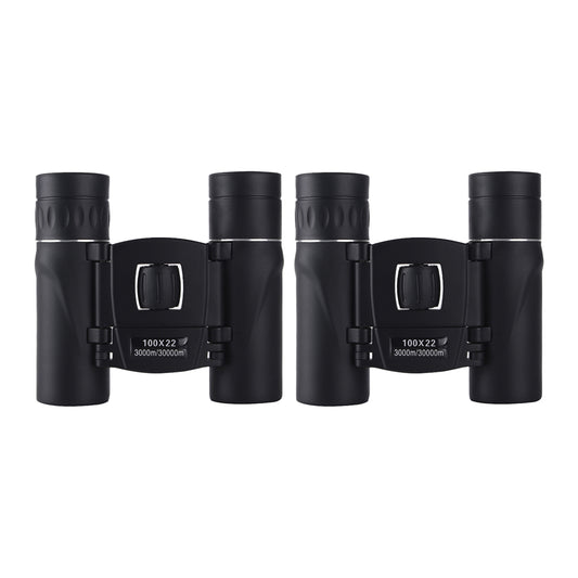 Toy 2Pcs Mini Compact Pocket Binoculars Folding Binoculars for Bird Watching Opera Concert Travel Hiking Outdoor Scenery-100x22