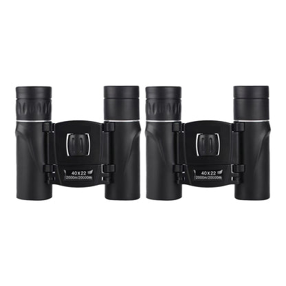 Toy 2Pcs Mini Compact Pocket Binoculars Folding Binoculars for Bird Watching Opera Concert Travel Hiking Outdoor Scenery-40x22