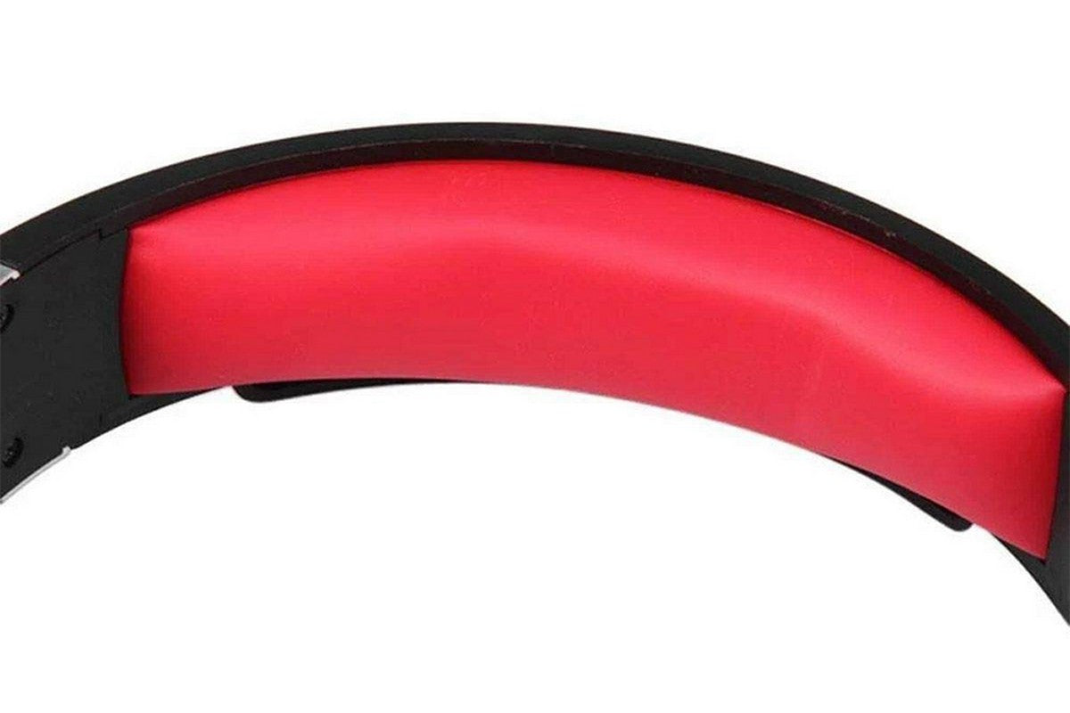 Wireless Gaming Headset Over Ear Headphones with LED Light for PC Mac Laptop Phone-Red