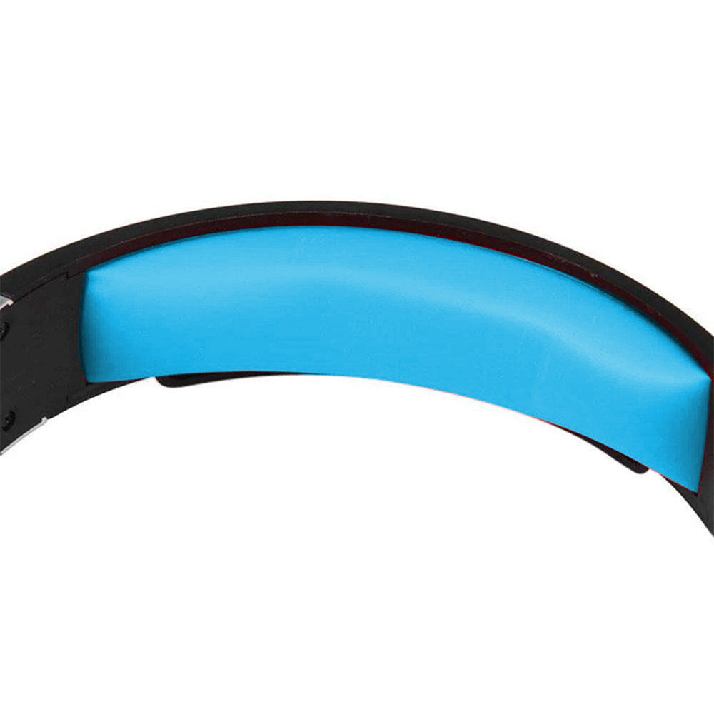 Gaming Headset Headset 3.5mm Gaming Headset MIC LED Headphones Surround for PC Mac Laptop Phone -Blue