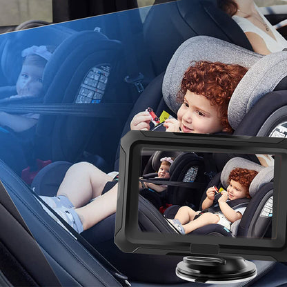 1080P HD Car Kids Monitor with Camera Car Seat Rear Mirror Camera Monitor with Night Vision