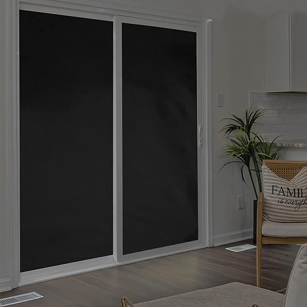 2 Pieces Portable Blackout Shades Temporary Window Curtains