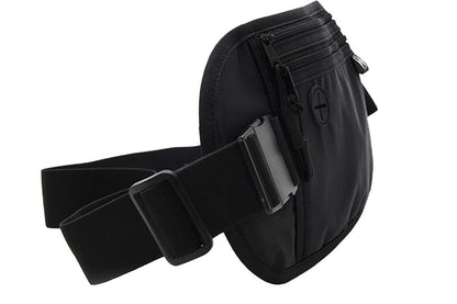 Passport Holder Secure Hidden Travel Wallet with RFID Blocking-Black