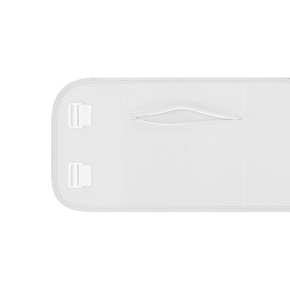 2pcs Castor Oil Pack Wrap Adjustable Comfort Sleep Fit Wrap for Waist and Neck - White