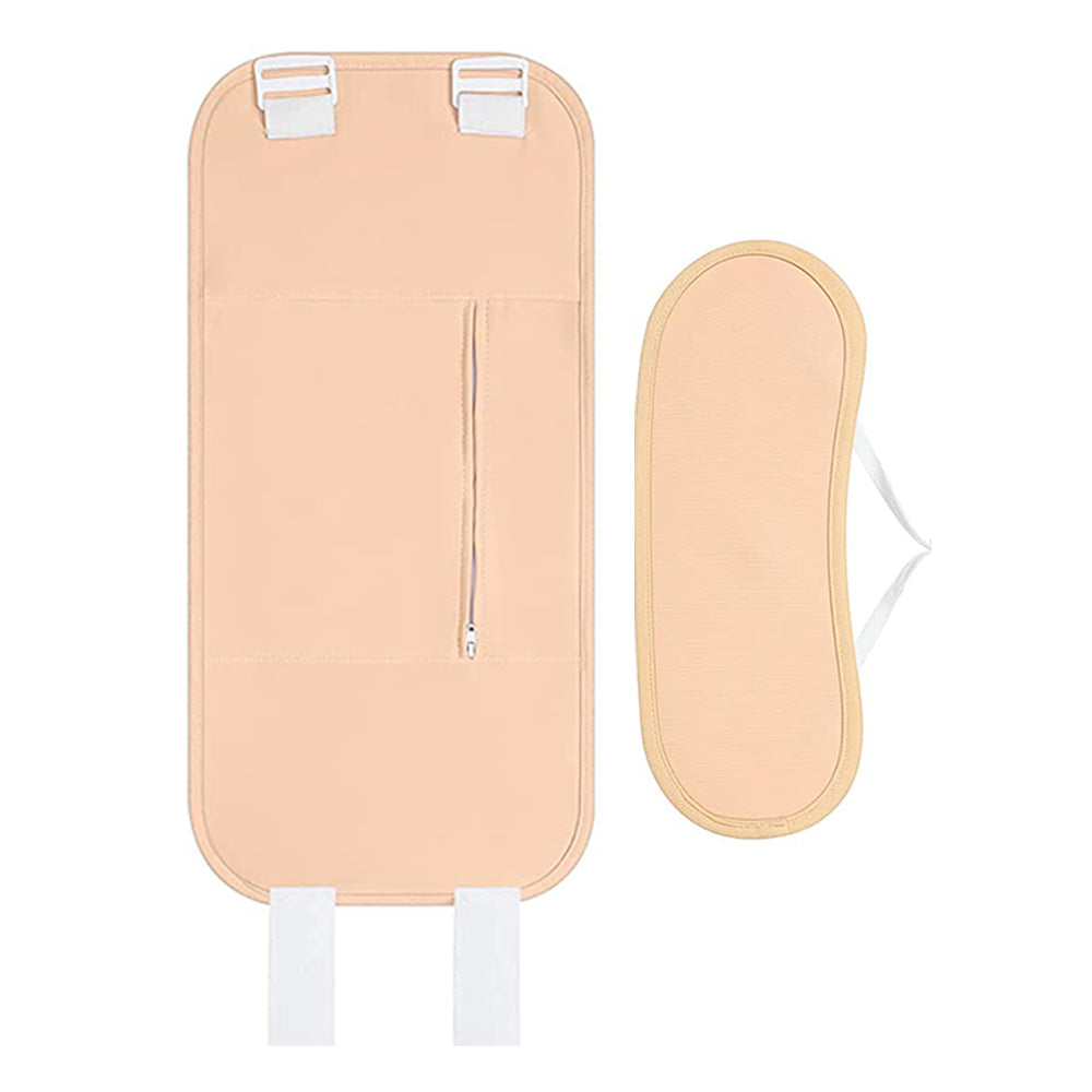 2pcs Castor Oil Pack Wrap Adjustable Comfort Sleep Fit Wrap for Waist and Neck - Cuticolour