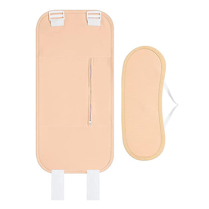 2pcs Castor Oil Pack Wrap Adjustable Comfort Sleep Fit Wrap for Waist and Neck - Cuticolour