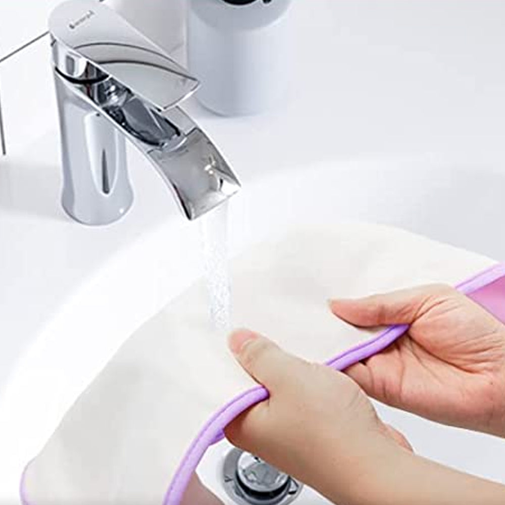 2pcs Castor Oil Pack Wrap Adjustable Comfort Sleep Fit Wrap for Waist and Neck - Purple