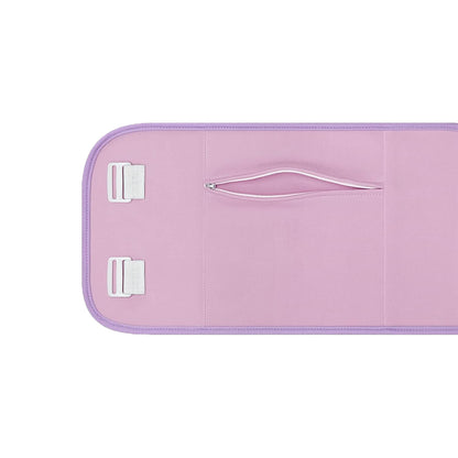 2pcs Castor Oil Pack Wrap Adjustable Comfort Sleep Fit Wrap for Waist and Neck - Purple