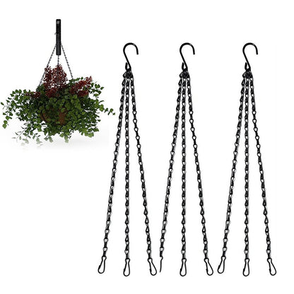 3Pcs Hanging Flower Basket Chains Hanging Planter Chains Flowerpot Hanger Lantern Hanging Chains