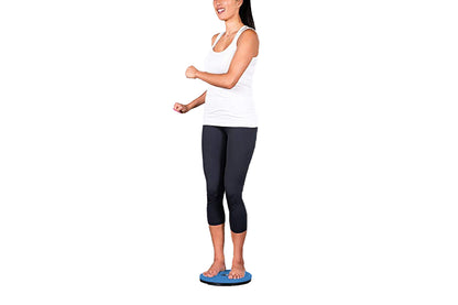 2pcs Waist Plate Torsion Board Foot Massage Disc Balance Exercise Twister-Blue