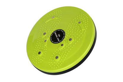 2pcs Waist Plate Torsion Board Foot Massage Disc Balance Exercise Twister-Green