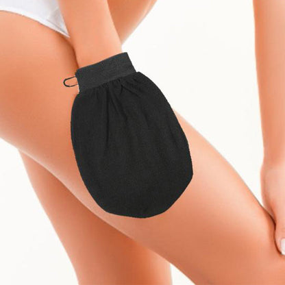 Pair of Double-side Bath Shower Glove Exfoliating Scrub Dead Skin Removal Mitten