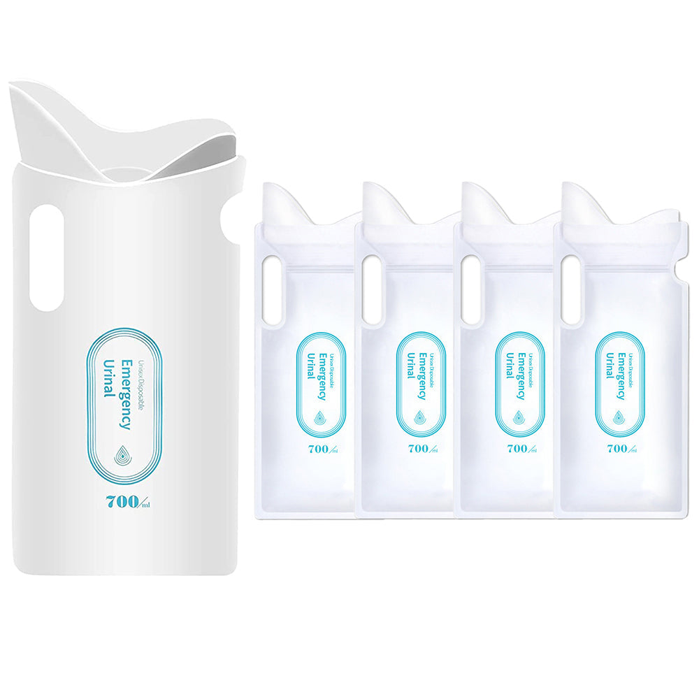 4Pcs 700ml Portable Urine Bags Unisex Pee Bags Vomit Bags for Travel Camping