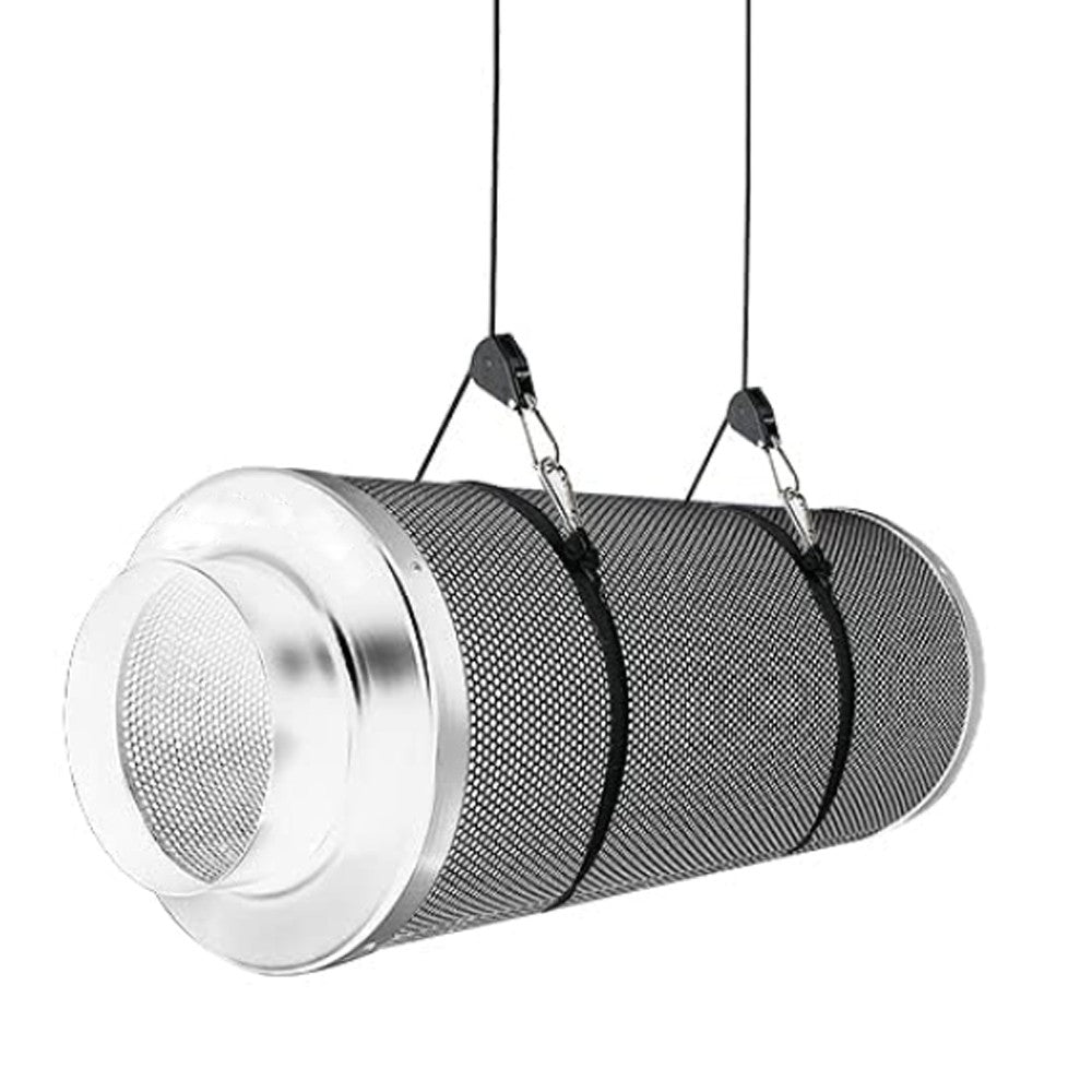 2Pcs Adjustable Heavy Duty Rope Hanger Ratchet Hanger for Gardening Grow Light Plant Fan Filter Tent