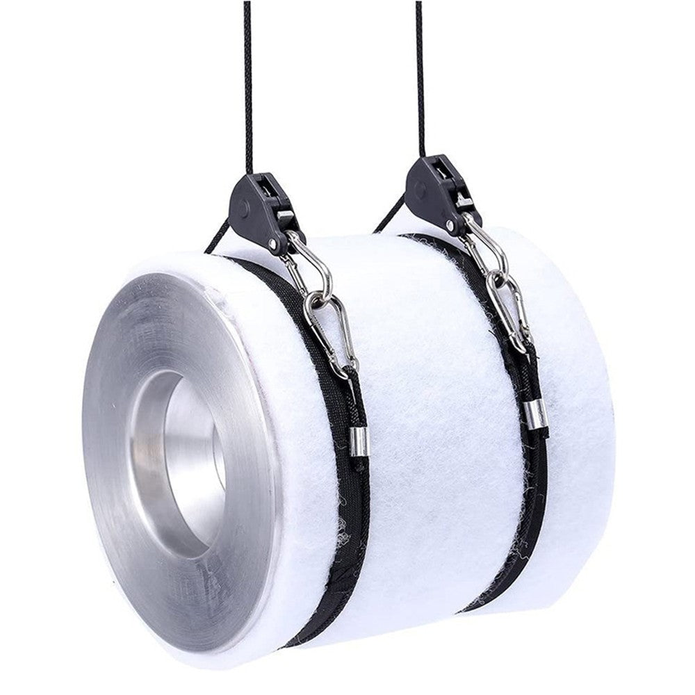 2Pcs Adjustable Heavy Duty Rope Hanger Ratchet Hanger for Gardening Grow Light Plant Fan Filter Tent