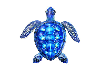 Metal Sea Turtle Wall Decor Sea Turtle Wall Art Decor for Home-Blue