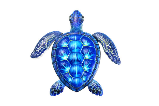 Metal Sea Turtle Wall Decor Sea Turtle Wall Art Decor for Home-Blue
