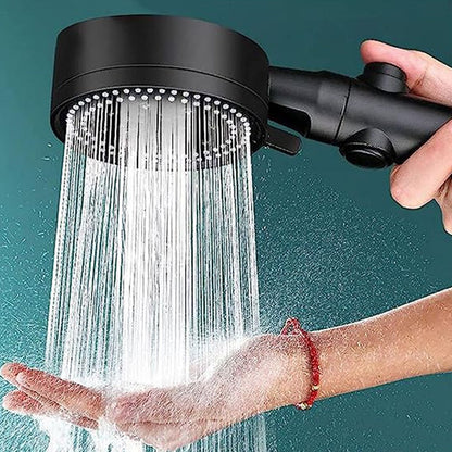 Multi-Functional High Pressure 5 Spray Modes Shower Head Bath Accessory