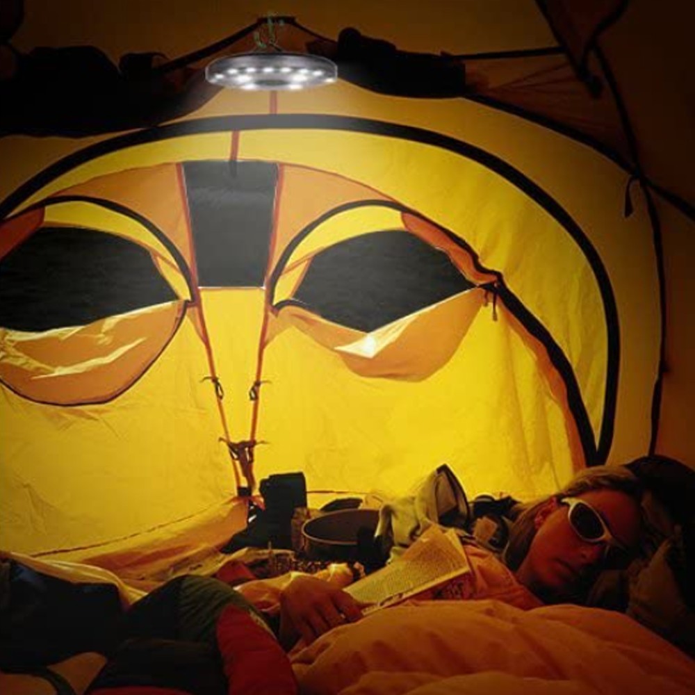 Cordless Patio Umbrella Light 3 Brightness Modes Umbrella Pole Light for Camping Tent Outdoor Use