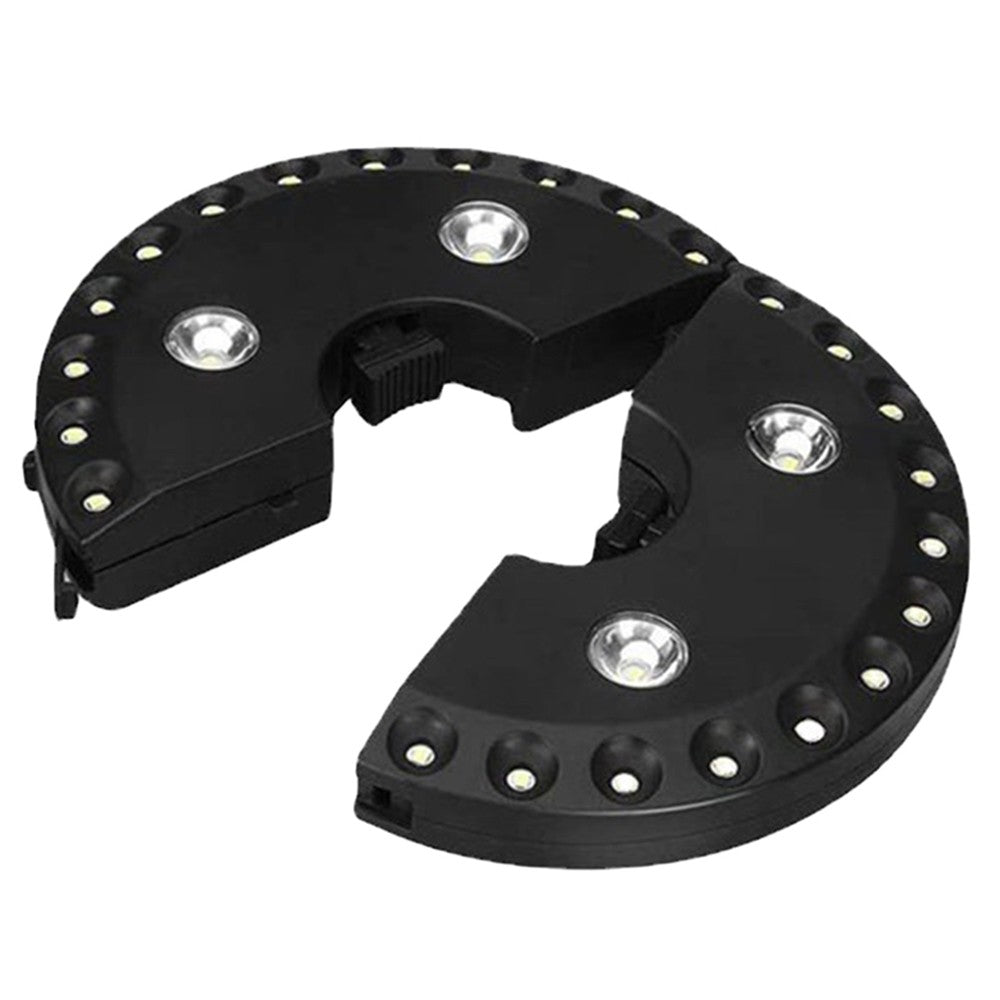 Cordless Patio Umbrella Light 3 Brightness Modes Umbrella Pole Light for Camping Tent Outdoor Use
