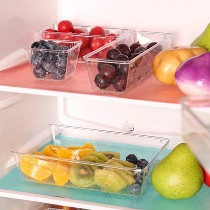 25 Pcs Clear Plastic Drawer Organizers Set Versatile Drawer Organizer Trays for Bathroom Vanity