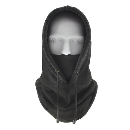 Ski Mask Wind-Resistant Winter Face Mask Cycling  Warm Face Cover Hat Cap Black