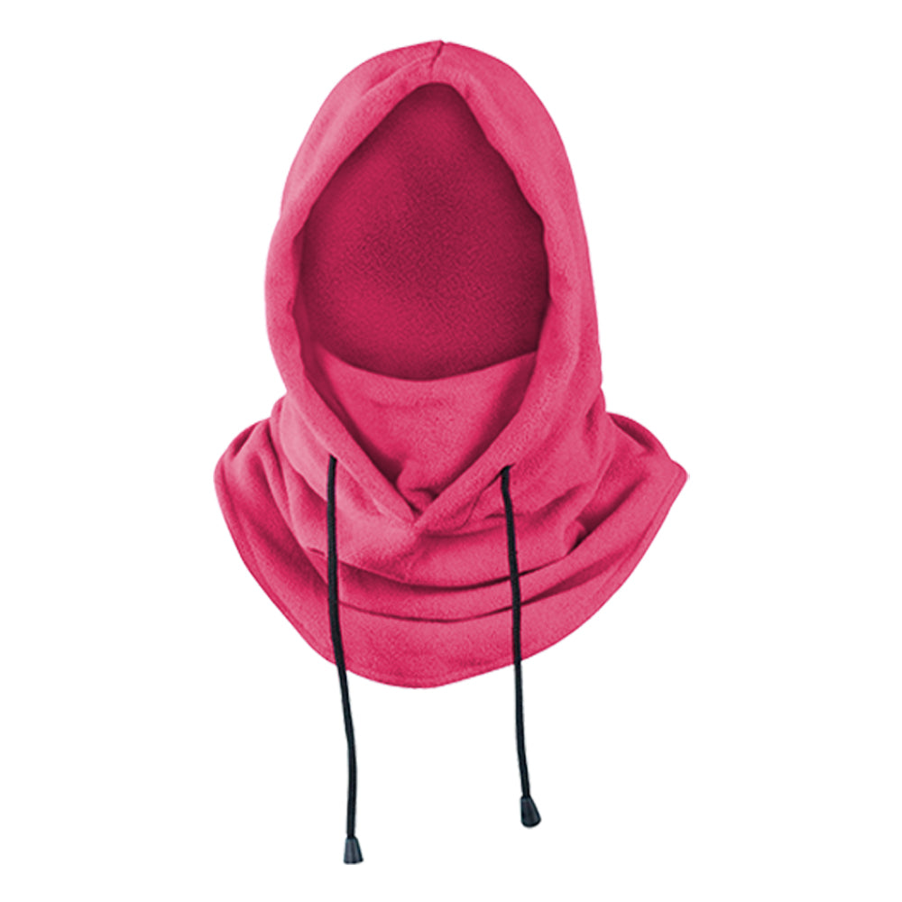 Ski Mask Wind-Resistant Winter Face Mask Cycling  Warm Face Cover Hat Cap Rose Red