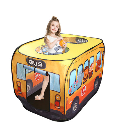 Foldable Kids Pop-Up Play Tent for Indoor and Outdoor Yellow