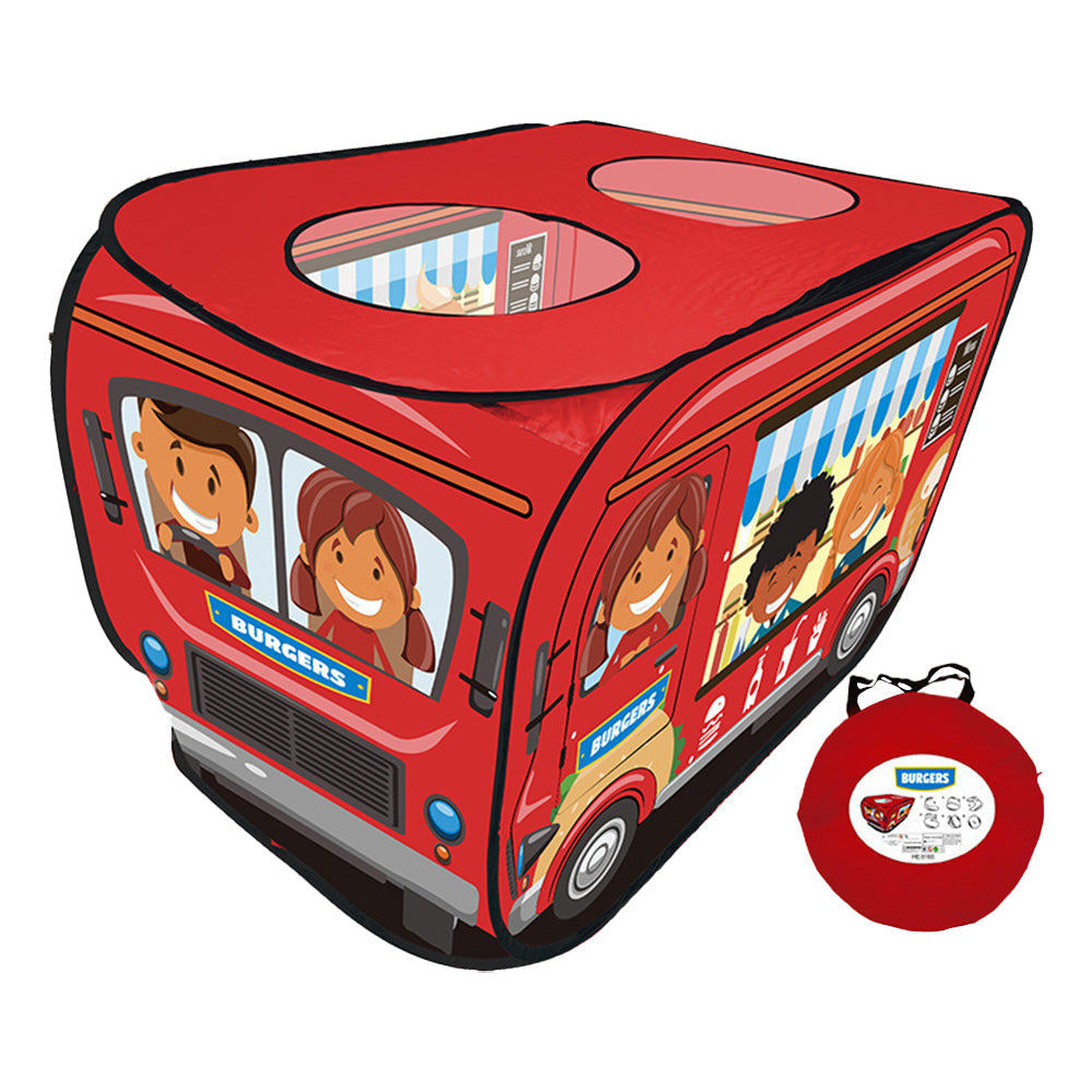 Foldable Kids Pop-Up Play Tent for Indoor and Outdoor Red