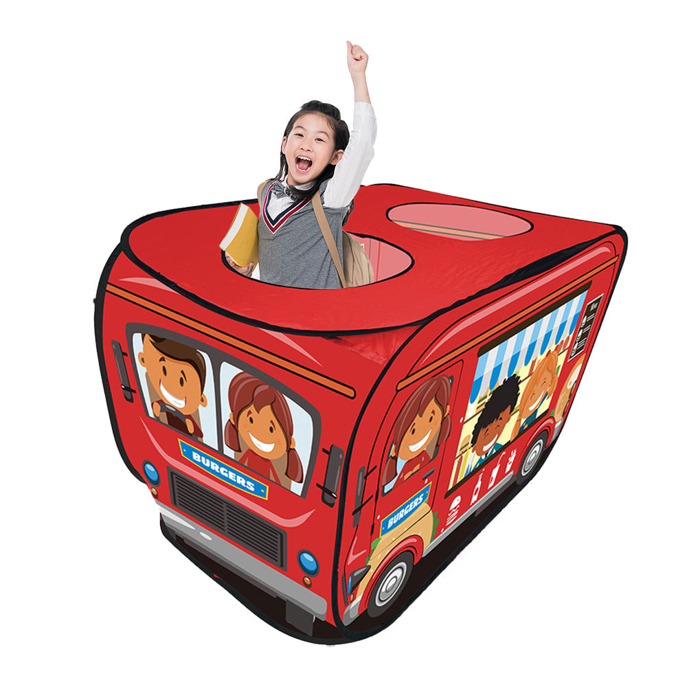Foldable Kids Pop-Up Play Tent for Indoor and Outdoor Red