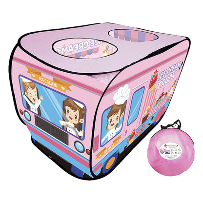 Foldable Kids Pop-Up Play Tent for Indoor and Outdoor Pink
