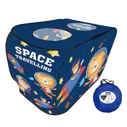 Foldable Kids Pop-Up Play Tent for Indoor and Outdoor Dark Blue