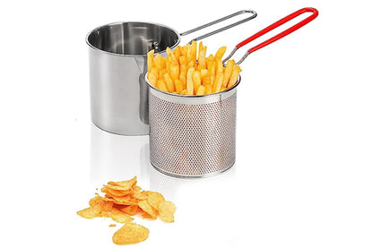 Tempura Small Stainless Steel Deep Frying Pot