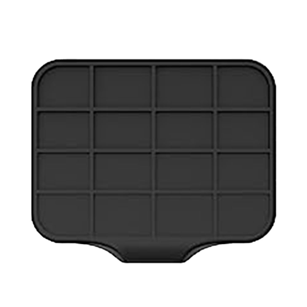 3Pcs Silicone Soap Dish Holder Self Draining Non-slip Soap Trays Black