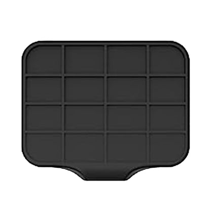 3Pcs Silicone Soap Dish Holder Self Draining Non-slip Soap Trays Black
