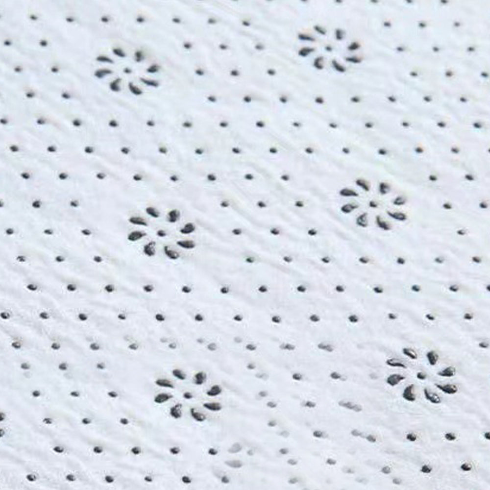 Cobblestone Bath Mat Anti-Slip Bathroom Door Mat Floor Mat White